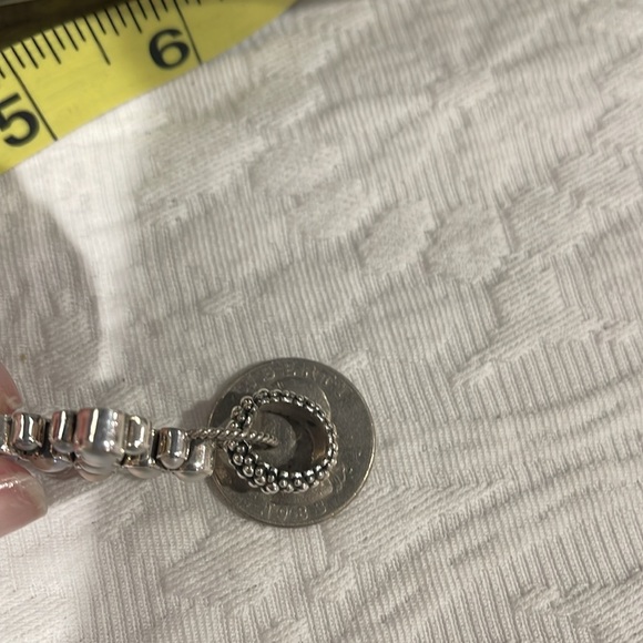 *Price Firm* Echo of the Dreamer Sterling and Pearl Cross Pendant - Picture 13 of 13